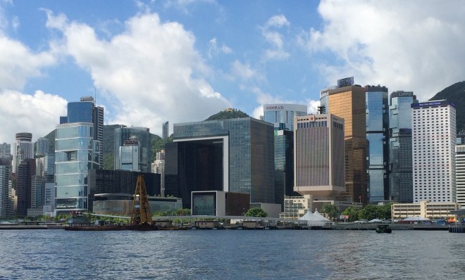 view from the Star Ferry